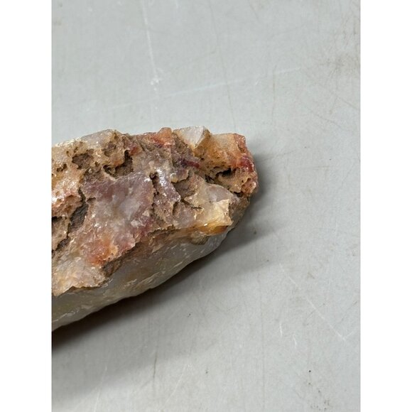 Raw Geode Quartz Specimen With Natural Crystalline Formations Earthy Tones READ - Picture 4 of 12